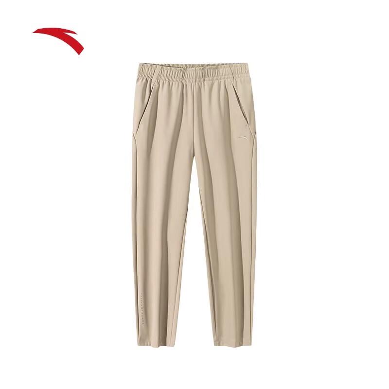 Anta Women s Fleece-Lined Straight-Leg Sports Pants L