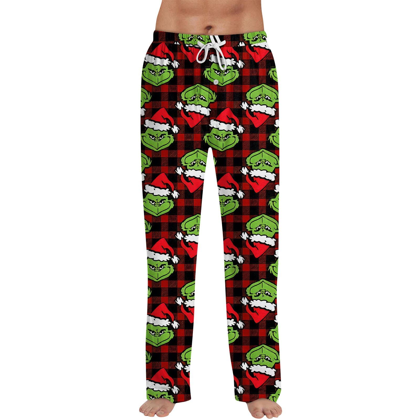 

Мужские домашние брюки с принтом Allover, пижамные брюки для сна, длинные брюки, пижамные брюки, брюки для йоги S винный