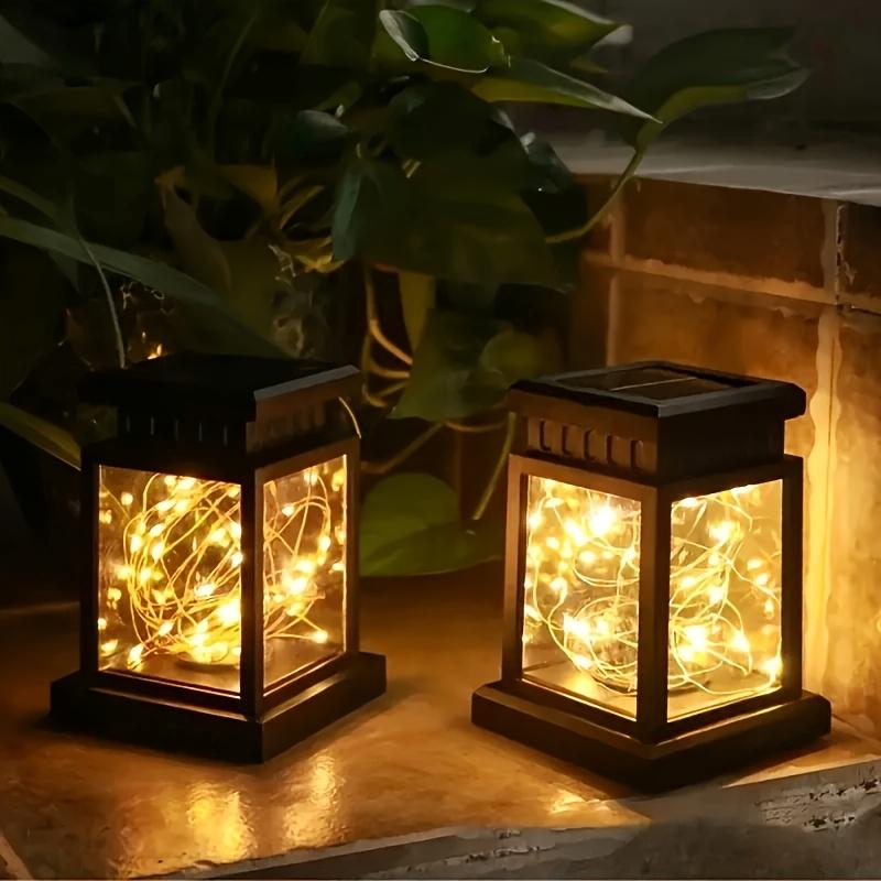 Solar LED Lights Outdoor Focus Floor Lanterns Panel Candle Terraza Indoor Hanging Balcony Birds Decoration Lighting For Garden