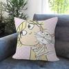 Cushion Cover Car Throw Pillow Case For Sofa Car Christmas Gift Anime C-Charlies L-Lola