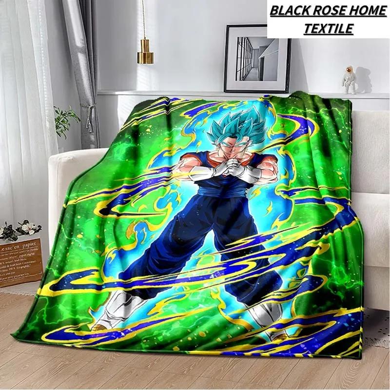 Fashion Art Print Comics D-Dragons B-Balls Blanket Bedroom Sofa Bed Sheet Outdoor Car Travel Hotel Portable Plush Cover Blanket