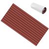 Boat Marine RV Flooring Mat EVA Foam AntiSlip Decking Sheet 240x60cm94.5x23.6in(Dark Brown Black )