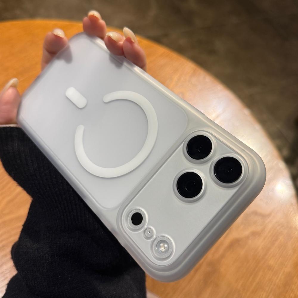 Matte Clear For Magsafe Wireless Charging Case for iPhone 17 Air 16 15 14 13 Pro Max Detachable Camera Lens Protect Shock Cover