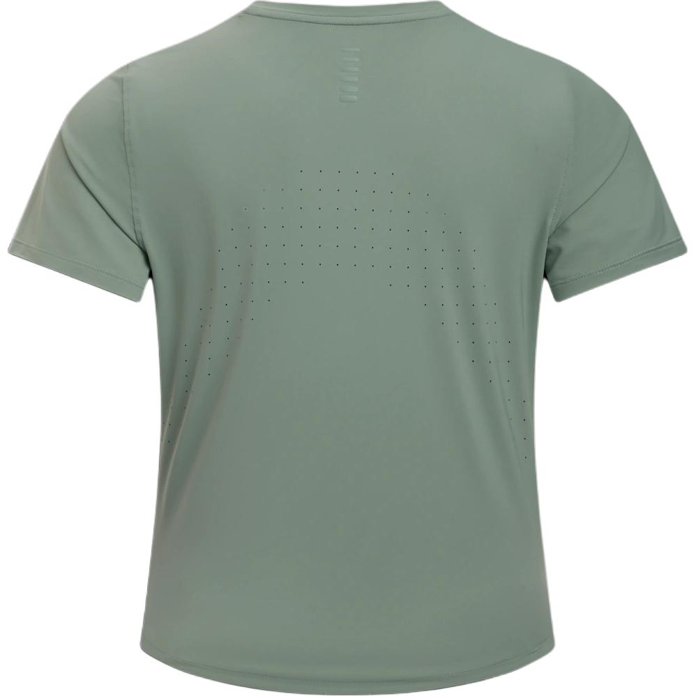 Under Armour Launch Elite Iso-Chill Comfortable Soft Skin-Friendly Breathable Solid Color Fashion Short Sleeve Regular T-Shirt Women Tops 1389564-348