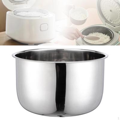 Electric Cooker Inner Pot Rice Container Multiuse Thickened Stainless Steel