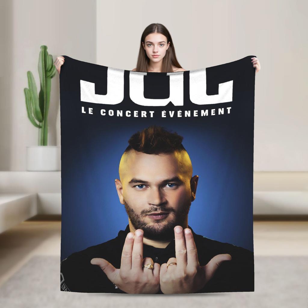 Rapper Music JUL  Flannel Blanket  Warm Soft Throw Blanket for Bedroom Travel Comfortable Bedspread Sofa Bed Cover