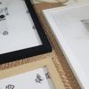 5pc Square Photo Frames Set - 15/20/25/30cm Wooden Wall & Tabletop Home Decor Commemorative Gift for Wedding/Gallery Wall(4 Size