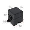 12V/24V Marine Sicherungskasten 3-fach 4/5-polig 40/80A Auto Sicherungssatz Vorverdrahtet Doppelter Stromkreisschutz Sicherungsrelaisbox für LKW Wohnmobil Boot