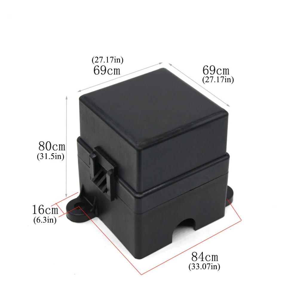 12V/24V Marine Sicherungskasten 3-fach 4/5-polig 40/80A Auto Sicherungssatz Vorverdrahtet Doppelter Stromkreisschutz Sicherungsrelaisbox für LKW Wohnmobil Boot