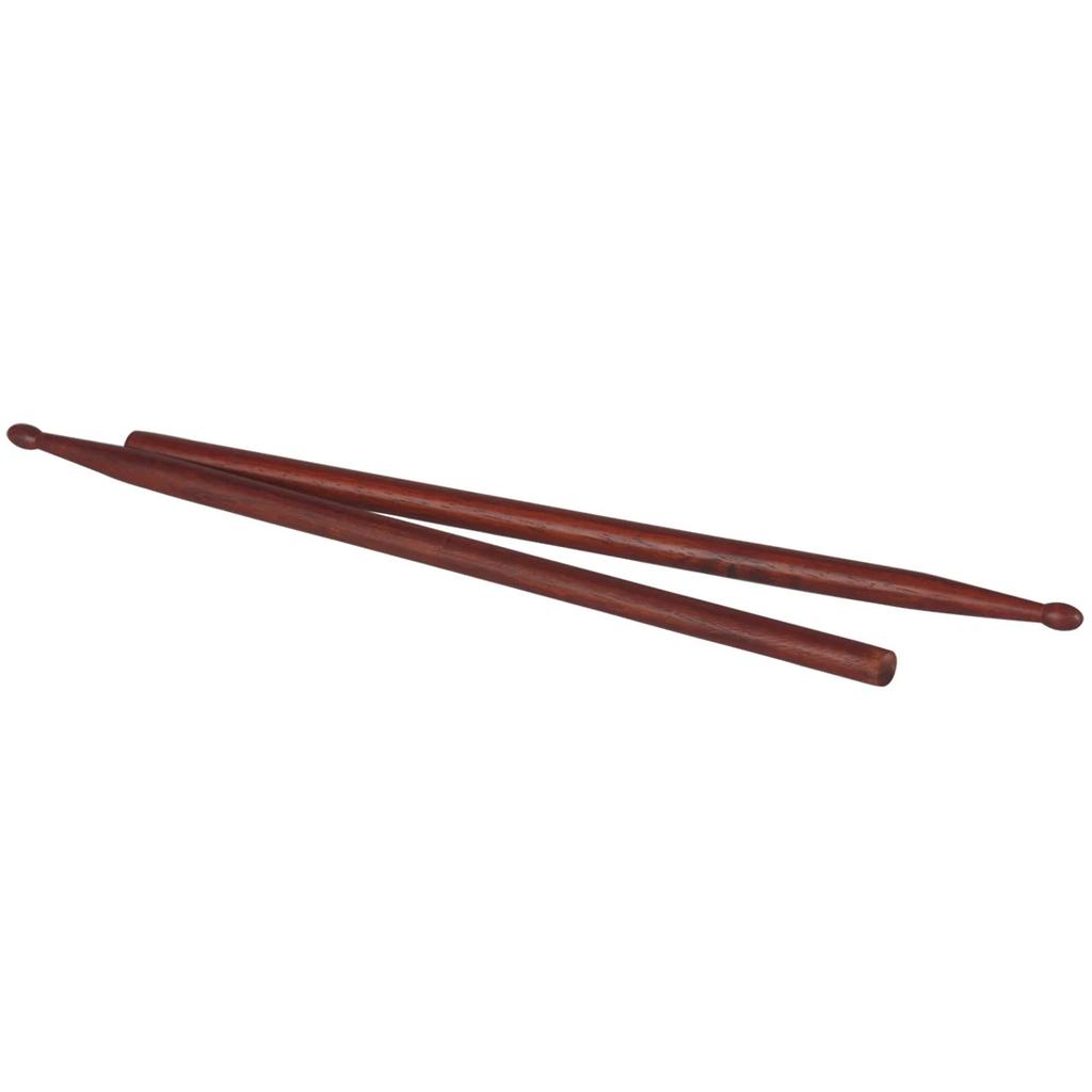 1pair Mahogany Drum Mallet Professional Percussion Accessories Red Wooden Drumsticks Practical Mahogany Sticks Instrument