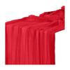 Flag Solid Color Pleated Design Bohemia Style Wedding Table Runner