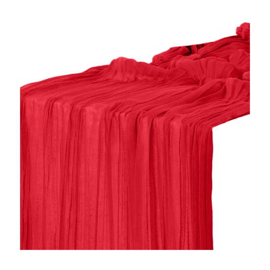Table Flag Solid Color Pleated Design Bohemia Style Wedding Table Runner Special Events Wedding Decoration