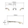 Fashionable Frameless Reading Glasses for Men High Definition Anti Blue Light Square Men Women Presbyopic Eyewear
