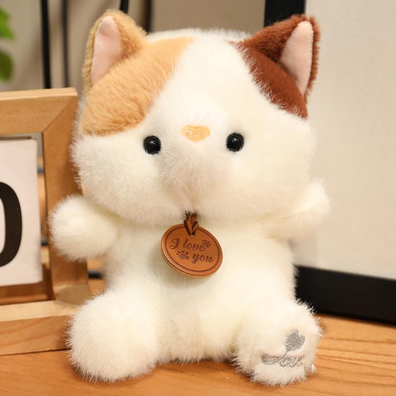 Small Animal Rabbit Three-flower Cat Doll Plush Toy Capybara Pig Doll Children's Soothing Doll