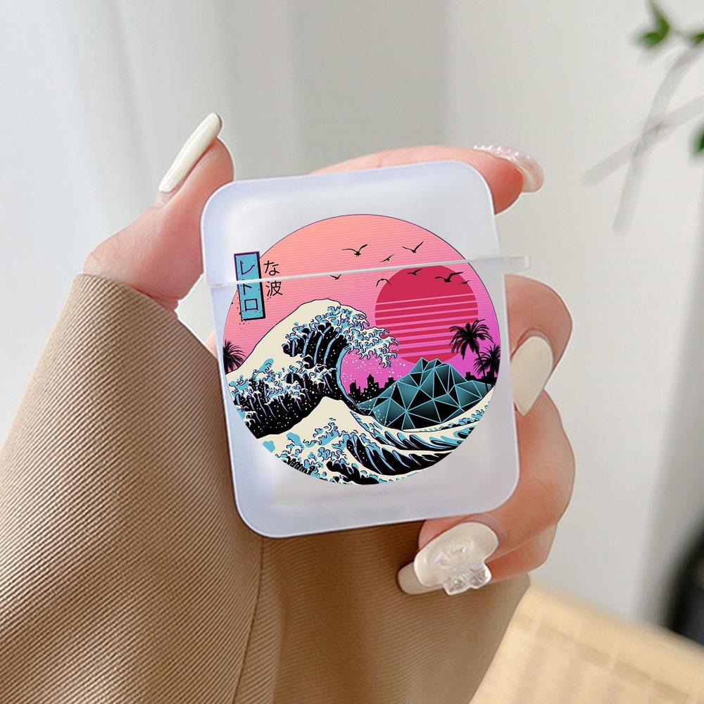 Japan Die Große Welle vor Kanagawa Kopfhörerhülle für Airpods 4. 3. Pro 3 2 Hüllen für Airpod 2 3 1 Schutz Zubehör Schale