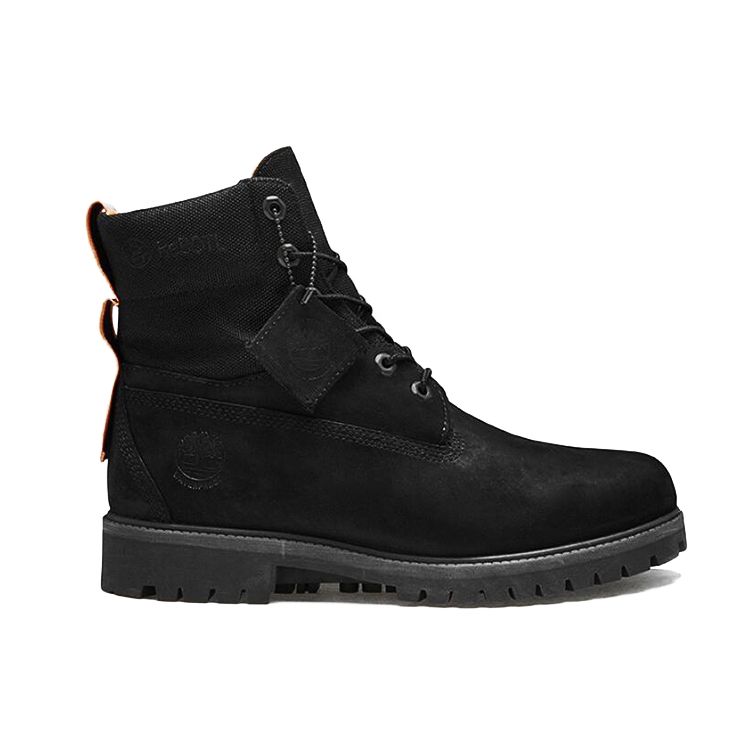 Timberland Premium Series Durable Shock Absorbing Comfortable Versatile Short Outdoor Boots Men Boots Black A2DPJ