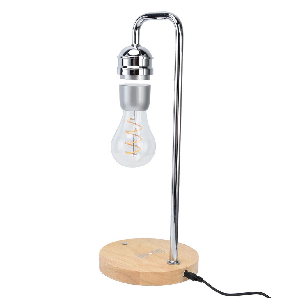 Magnetisch schwebende LED-Glühbirnen Maglev Tisch-Schreibtischlampen mit Holzsockel 100?240 VAU