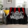 Fußballverein Wappen Decke Flanelldecke für Bett, Sofa, Camping, Wandern, Picknick Zubehör, Geschenk für Familie Fan Geschenke