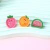 Cartoon Candy Toy Resin Hair & Jewelry Accessories - Fruit Plate, Cream Glue, Keychain, Hair Clip.