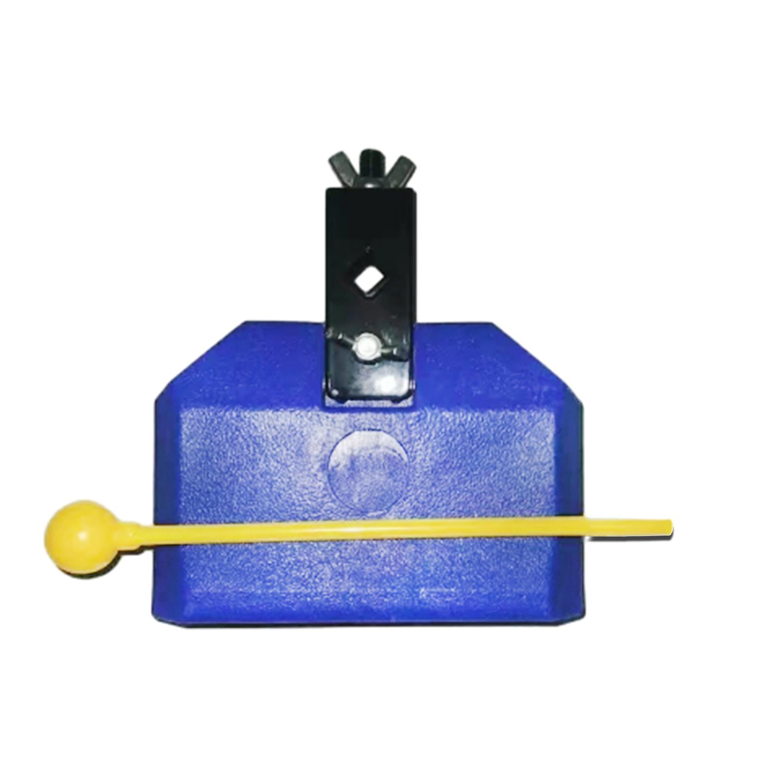 

Plastic Cowbell with Stick Drum Bell Music Cowbell High Low Sound Knocker Drum Percussion Instrument Accessories