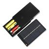Portable AA AAA Battery Charger Charging Box 1W 4V Solar Battery Charger for AA and AAA Black