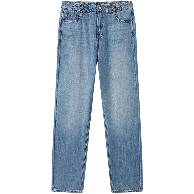 EICHITOO Women's Summer Loose Straight Leg Denim Jeans