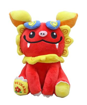 Take Off Okinawa Series Shisa Plush Toy Red
