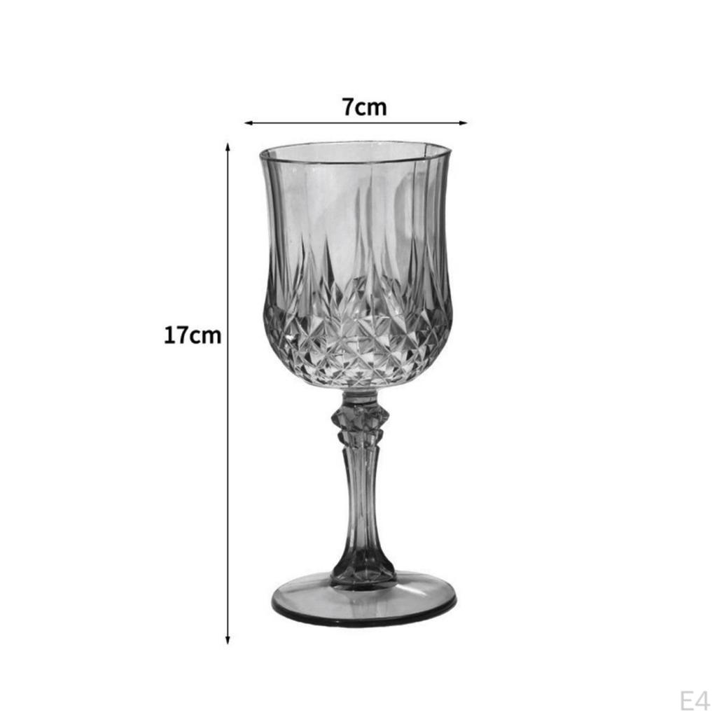 Acrylic Goblet Cup Home Decoration Unique Versatile Drinking Drinkware for Wedding Restaurant