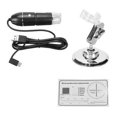 Handmikroskop Digital 50X bis 1600X Vergrößerung USB Typ C Micro USB 3 in 1 Mikroskop