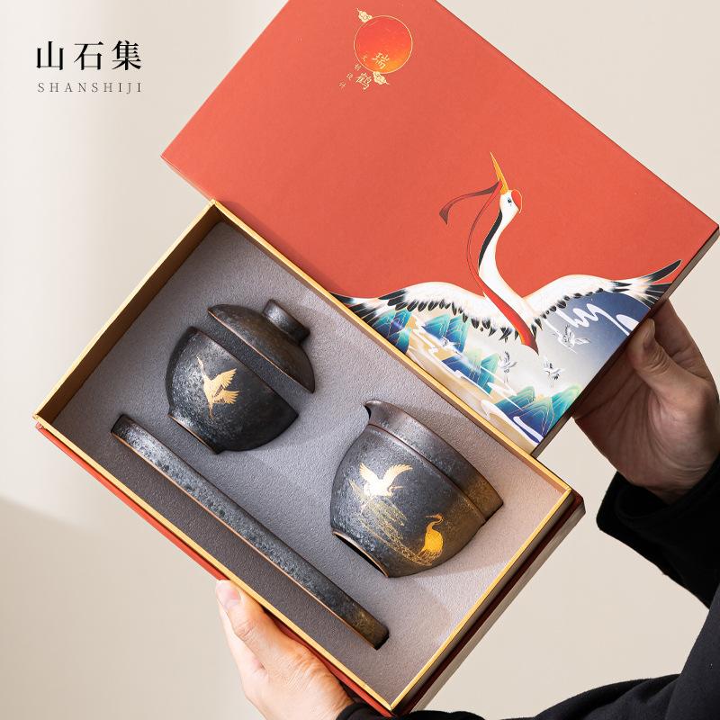 

Zen Teapot and Cup Set Kit 1 Bowl 2 Cups Household Tea Making Travel Set Outdoor Portable Bag Chinese Tea Set Supplies