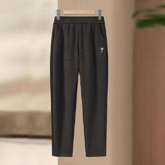 

Women s Casual Straight-Leg Pants - New 2026 Style, Versatile, Large Size for Middle-Aged & Elderly Mothers, Ideal for Autumn & Winter 5XL
