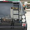 For Land Rover Discovery 3 LR3 Discovery 4 LR4 2004-2016 Black Aluminum Car Rear Tail Door Ladder Climbing Exterior Accessories