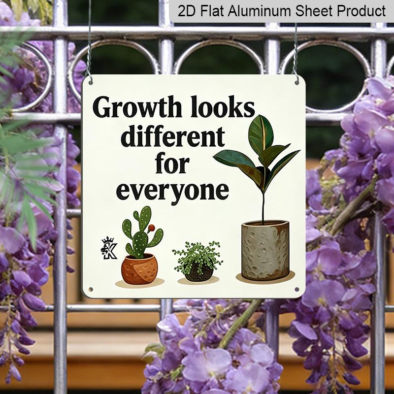 2D Flat, 1pc Wall Art Metal Sign - Country Style Farmhouse Decor with Inspirational Quotes, Home Office, Reading Corner, Living Room, Indoor Wall