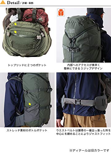 Terraframe 50 Loden M Size 19761350168005 [MYSTERY RANCH] 3-Zip