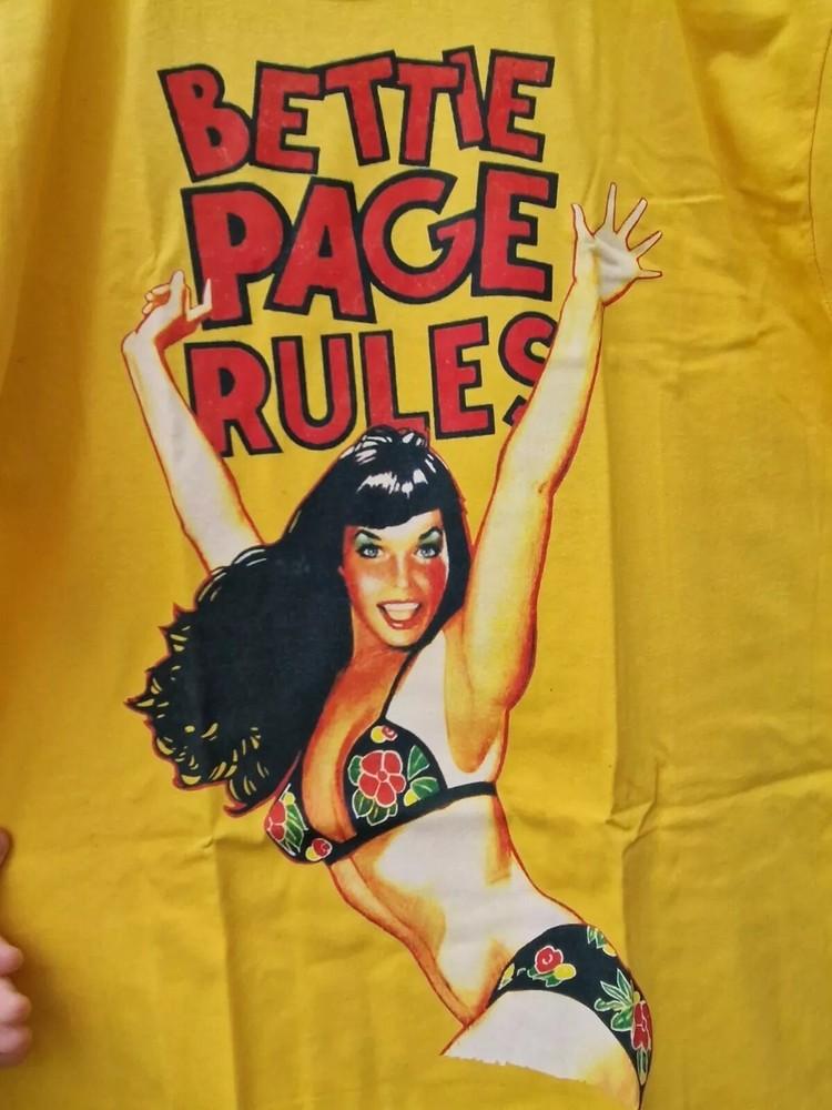 Vintage Bettie Page Concert Unisex S-235XL Shirt F053 Unisex T-Shirt XL