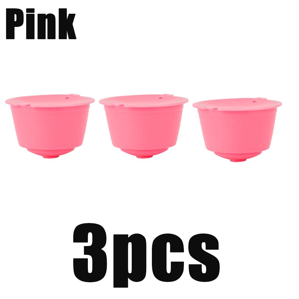 1/3/5/10pcs Reusable Coffee Capsules Filter Cup Dispenser for Nescafe Dolce Gusto Refillable Coffee Capsules Pod Compatible Kit