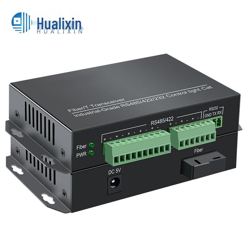 HUALIXIN Industrial Fiber Optic Converters & Extenders 1-Way Bidirectional SC Interface