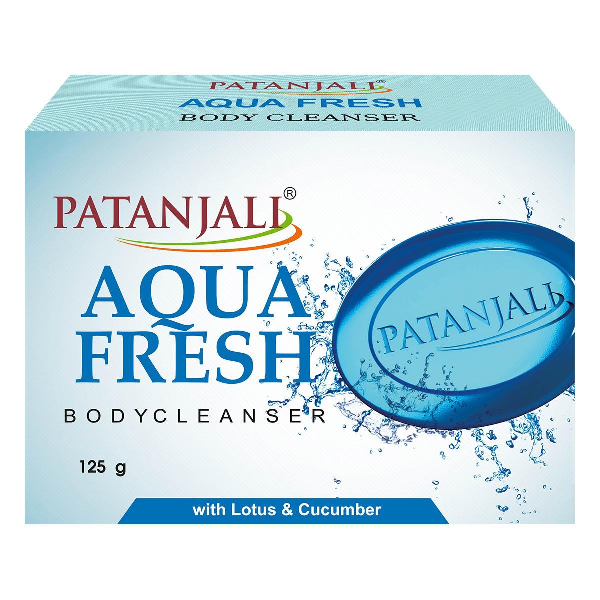 

Patanjali Aqua Fresh Body Cleanser, With Cleanse Gently, Purify & Provide Long Lasting 125gm