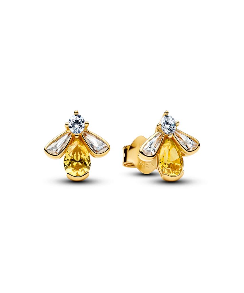 Pandora Honey Bee Stud Earrings_264559C01