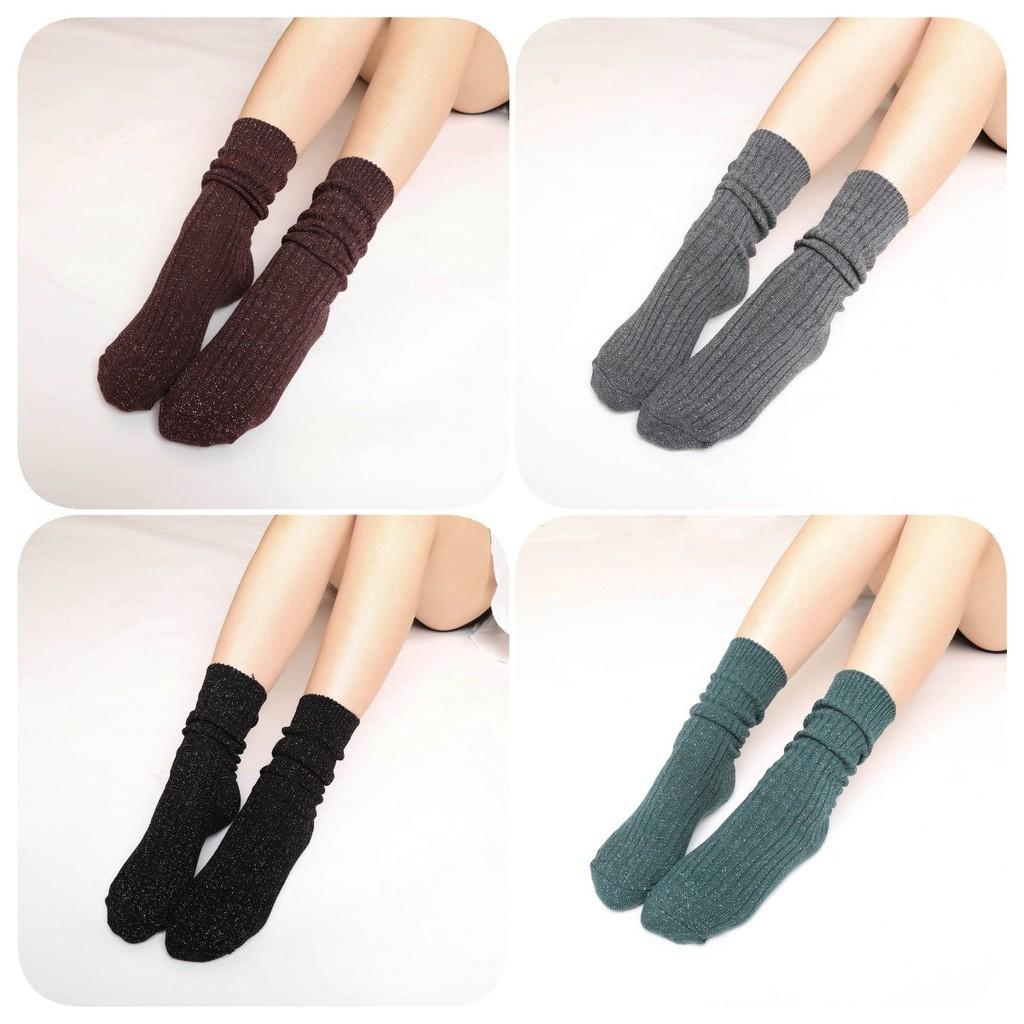 Vintage Style Japanese Cotton Crew Socks For Women Soft And Cozy Fall Winter
