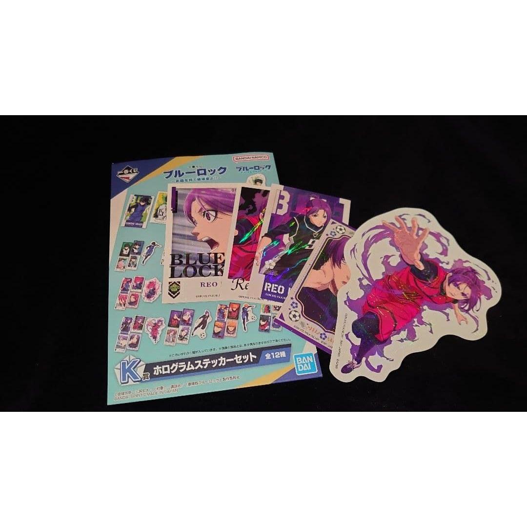 Blue Lock Ichiban Kuji K Prize Mikage Reiho Hologram Sticker Set