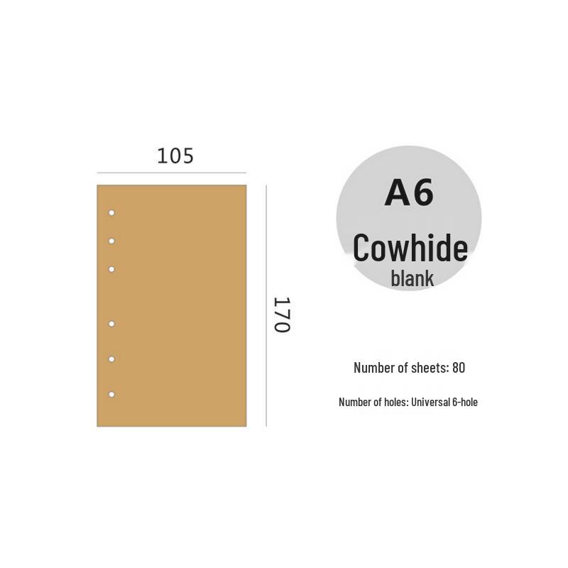 7-inch A6 B5 Loose-leaf Notebook A5 Notepad Replacement Pages