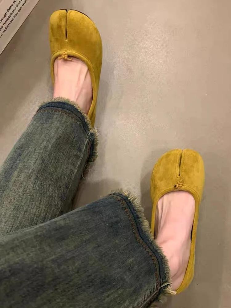 

Лоферы Обувь на плоской подошве Женская замшевая повседневная обувь Осенняя дизайнерская новая модная обувь Тренд Уютная мягкая прогулочная обувь Zapatillas Femme 37