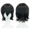 Parrucca Cosplay Corta Sintetica Unisex 12 Pollici per Festa BOB con Frangia Rosa Biondo Arancione Costume di Halloween Parrucca Lolita