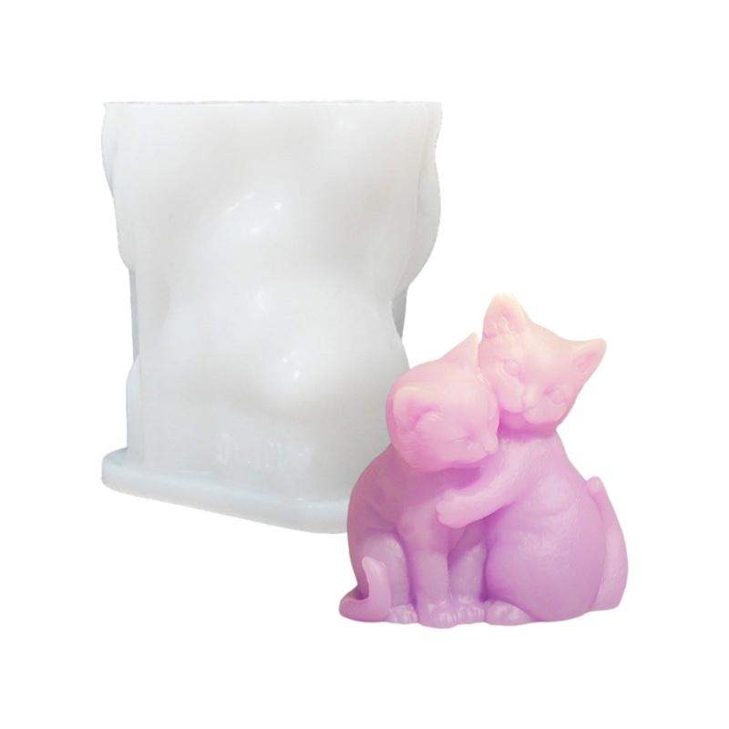 Dog Figurine Silicone Molds Silicone Mould for Making Soap Home Decoration Cement Figurine Resin Art
