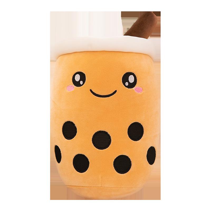 Large Cute Milk Tea Plush Pillow - Pearl Tea Cup Doll