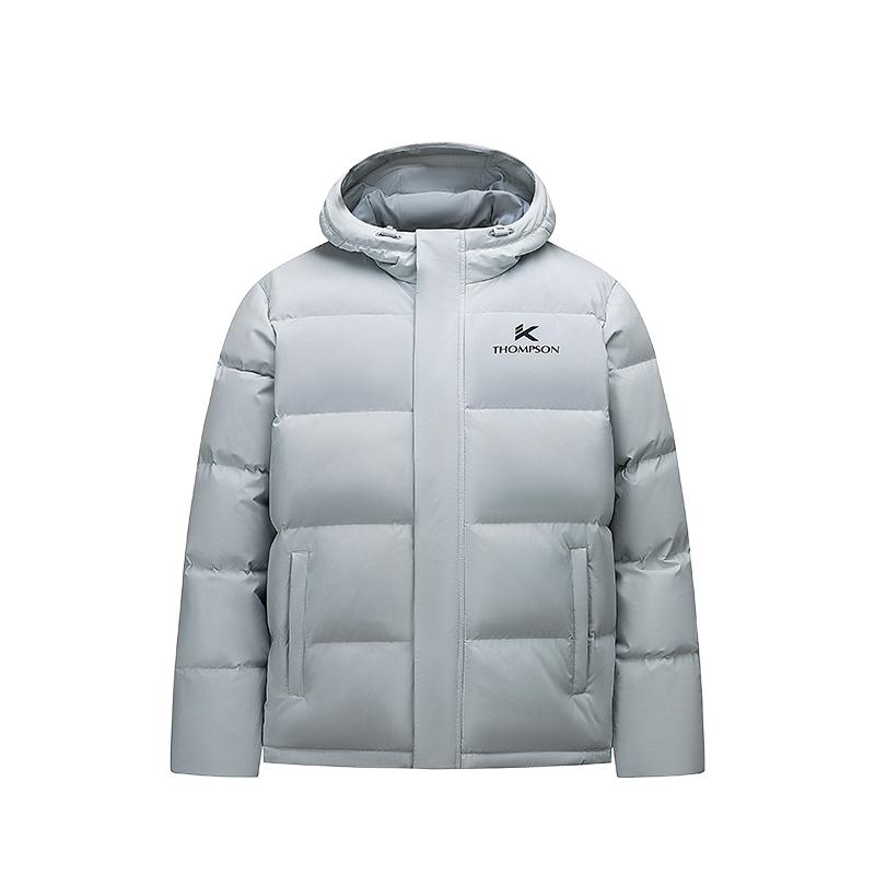 Anta Basketball Series Hooded Versatile Comfortable Fashion Letter Zipper Casual Down Jacket Men Outerwear 152541921-1