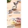 Extra-large Garlic Press, Garlic Masher, Garlic Clamp, Multifunctional Zinc Alloy Stainless Steel Manual Pull-type Garlic Crusher