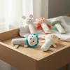 Squeaky Sound Soft Stuffed Animal Rattle Cartoon Animals Plush Rattles  Bed Hanging