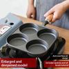 1Pcs Multi Burner Design Cast Iron Non Stick Omelette Pan Pancake And Burger Cooker Suitable For Gas And Electric Stoves